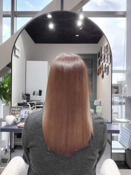 アパートメント オブ ソロン(The Apartment of Solon) 【絹髪】/髪質改善/グレージュカラー/フェミニンロング/縮毛矯正