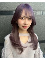 アリーシャ バイ アルティナ(Alisha by artina)&nbsp;レイヤーロング-パープルブラック-暗めカラー