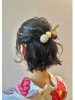 シャルムバイケンジ(Charm.by KENJE)&nbsp;【ハーフアップ】結婚式/同窓会/銀座/浴衣/成人式/ヘアセット