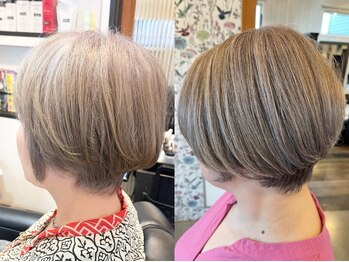 カシア cassia hair dressing salonの写真/【白髪ぼかしカラー専門】毎月の白髪染めをやめたい方必見！通うたびに若々しい綺麗な髪へと導きます♪