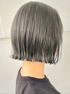 サンド 名古屋(sand) ボブ/レイヤーカット/髪質改善/ウェットヘア/オリーブベージュ