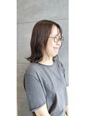 肩ライン外ハネヘアースタイル