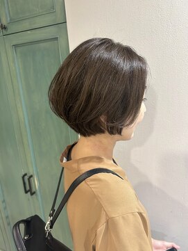 ヘアサロン ナノ(hair salon nano) くせ毛を生かした丸みショートボブ