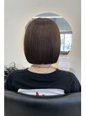 切りっぱなしボブ/金沢美容院