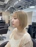 【枝毛・切れ毛を98.6％防ぐ】カット＋ケアブリーチ＋ケアカラー￥20900