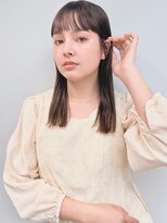 レジュアル(RESSUAL) イメチェンホワイトブロンド外ハネボブ美髪ワイドバング