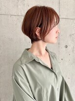 アールヘアーデザイン 千種(r hair design)&nbsp;小顔見せショートベージュカラーブリーチしない透明感カラー