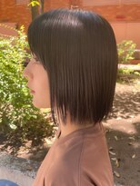 ロンドプランタン 恵比寿(Lond Printemps) ミニウルフレイヤーカット顔周り前髪韓国ミディアムロング恵比寿