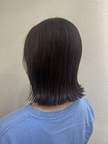 ヘアー ホスピタル ソアン(hair hospital soan)&nbsp;くくれるBOB × パープルアッシュ