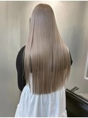 くびれヘア/アプリコットオレンジ/夏のヘアアレンジ/梅田