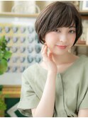 ■グレーベージュナチュラルマッシュショート302川口30代40代