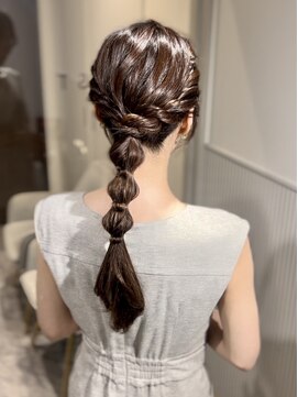 ラベスト キョウト(LOVEST) お出かけもお呼ばれも◎王道こそ差をつける編みおろしarrange