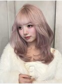 【レイヤーカット/ブリーチ/髪質改善/韓国/ハイブリーチ/ボブ】