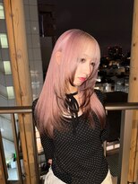 モニカ 原宿店(MONIQA)&nbsp;ピンク裾カラー