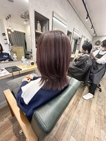 リベストバイジェービー 稲毛(li best. byjb)&nbsp;ダークアッシュ/大人ガーリー/似合わせカット[稲毛/白髪ぼかし]