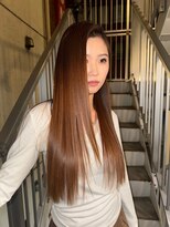 バンクスヘアー(BANK'S HAIR)&nbsp;髪質改善ケラチントリートメント×ブラウン×ロングレイヤー