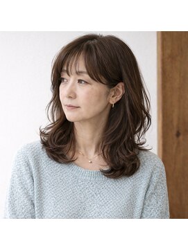 スープレックス ヘアーデザイン(SOUPREX HAIR DESIGN) ミセスセミロングデジタルパーマ　20代 30代 40代 50代 60代