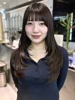 ロンドシエル 横浜(Lond ciel)&nbsp;ハッシュレイヤー/ダークラベンダー/韓国巻き/顔周りカット