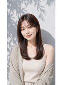 【Regarita】髪質改善ストレート×セミロング 20代30代40代 原田
