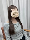 ブリーチなしカラー　グレージュカラー