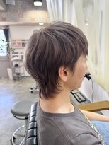 メロウ(mellow)&nbsp;白髪ぼかしハイトーンでかっこキレイな大人ウルフ☆