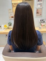 ニコア(nicoa)&nbsp;透け感ダークブラウンカラー