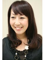 テットアテットアンジュ(TETE A TETE ange)&nbsp;品よく可愛い、ツヤ感たっぷりストレート☆