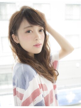 サロンドミルク 原宿(salon de MiLK) 【salon de MiLK 原宿】大人かわいいゆるふわ耳かけウェーブ