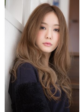 ヘアサロントワ(10wa) ミックスパーマ ハイライトベージュ系