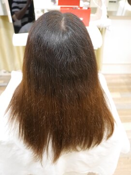 レスキューヘア 首里坂下店 施術前：表面（D様）