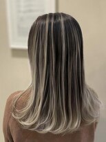 オーブ ヘアー レイア 相模大野店(AUBE HAIR leia) 【AUBE HAIR】エアタッチグラデ_スリークミディ