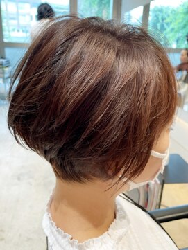 ヘア デザイン リスク(HAIR DESIGN RISK) 【三鷹 RISK 大橋佳菜子】シルエットがかわいい耳掛けショート