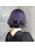 紫ヘア☆ブリーチ2回以上