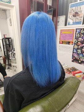 クリーン ヘアデザイン(CLLN hair Design) ホワイトアクアブルー