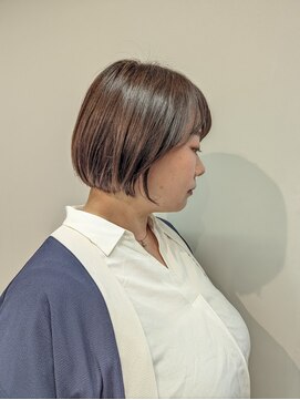 バランス 新宿(balance) 【大人かわいい前下がり小顔カールアッシュブラウン】