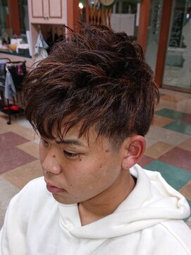 アポロカットステージ 相模大野店 アップバング/ツーブロックマッシュ<理容室>[メンズ/相模大野]