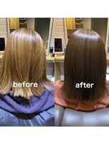 カミケンガレリア(kamiken. galleria)&nbsp;大人きれい艶感さらさら切りっぱなしミディ【カミケンガレリア】