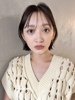 【PARK】切りっぱなしボブ×ラベンダーアッシュ