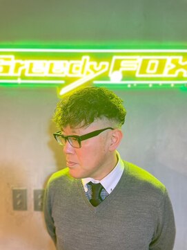 グリーディーフォックス 代々木(Greedy FOX) 波巻き/ハイライト/マッシュパーマ/ウルフ[シェービング]