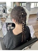 Wedding前撮りヘアセット