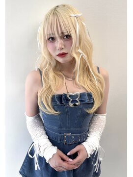 ユーフォリア 渋谷グランデ(Euphoria SHIBUYA GRANDE) 韓国アイドルのような、内巻きウェーブアレンジ◎