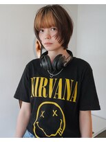 ローレンアオ(LOREN AO)&nbsp;ミルクティーベージュダブルカラーインナーカラーケアブリーチ