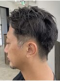 スパイキーショート/ジェットモヒカン/ショートバング/men's