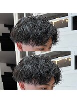 髪屋 紬&nbsp;メンズ/メンズパーマ/メンズカット/波巻きパーマ