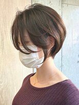 エリマ 武蔵小杉(elima) 武蔵小杉くびれショート切りっぱなしボブベージュカラー30代◎