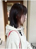 【小川】オレンジブラウン/インナーカラー/くびれミディアム