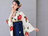 【限定割】2026年度卒業式袴着付けヘアセット　￥16200→13800 ※要電話