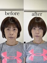 ヘアホスピタル ファニーフェイス(HAIR HOSPITAL funny face) 骨格補正ヘッドスパ・小顔矯正 倉敷 暗めカラー ヘッドスパ