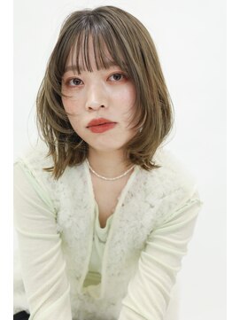 ミリー 梅田店(milly) レイヤー外ハネ×アッシュブラウン【milly梅田】