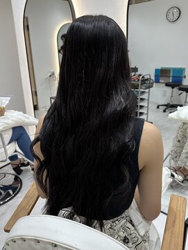 ジーナ 博多筑紫口(Zina) 地毛風ダークグレージュ×韓国風ヨシンモリ巻き!【福田れん】